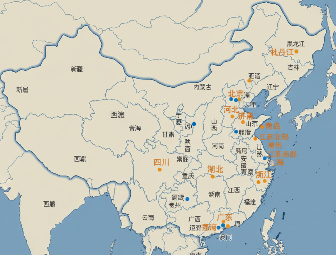 Homa presence in China